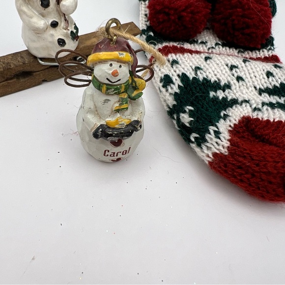 Lot of three cute snowmen for Christmas. - Picture 3 of 6